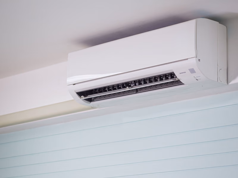 Unità interna di un climatizzatore installata a parete